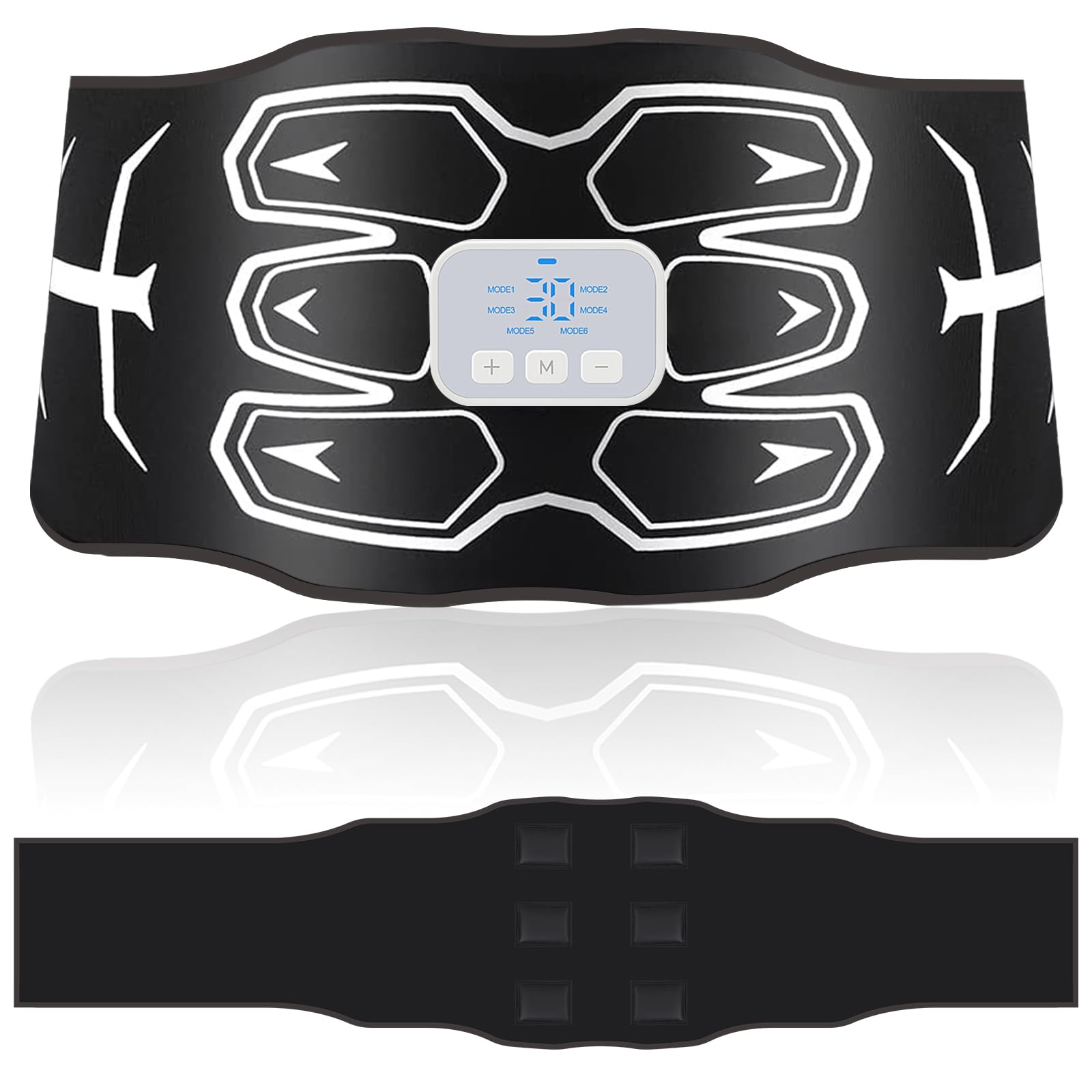 Amazon.co.jp: 【2026アップグレード版】EMS 腹筋ベルト ジェルシート