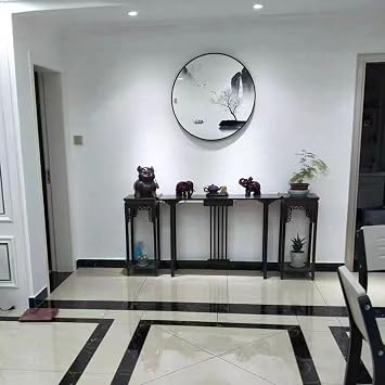 Console Table, Mid Century Modern Narrow Entryway Table for Hallway, Living Room and Foyer, Stylish Design and Functional Storage (100cm x 31cm x 103cm)