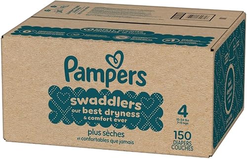 Miniatura 102 de Pampers Swaddlers - Pañales desechables muy suaves para bebé talla 1, 198