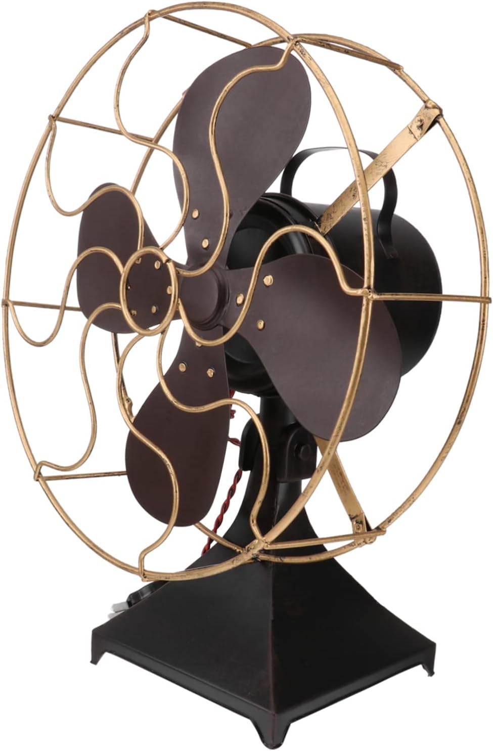 Retro Iron Fan Model Vintage Fan for Bedroom Decor Rustic Look for Home Office