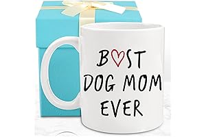 Mom Gifts Mugs with Personalized Keychain, Heart-Warming Dog Gifts For Dog Moms