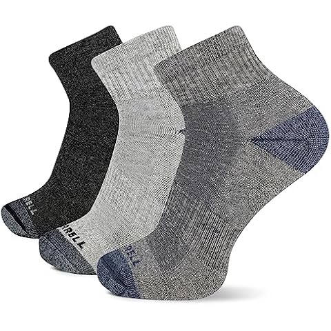 Merrell Unisex Wool Everyday Half Cushion Sock Cover