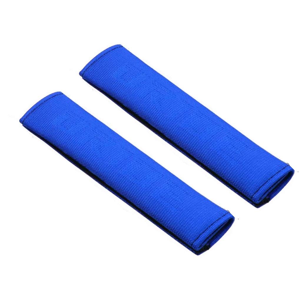 BRIDE BLUE Gradation Seat Belt Cover Shoulder Pads Fabric Racing Seat Material