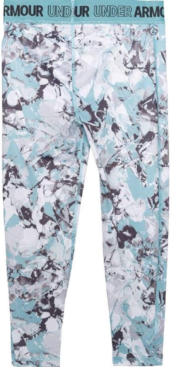 Under Armour Girls HeatGear Printed Crop Leggings