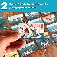 Vista 4 de Ridley's Juegos: Juego de cartas egoísta edición náufrago Juego de fiesta fácil de jugar para grupos Ideal para 2-5 jugadores Es una gran idea