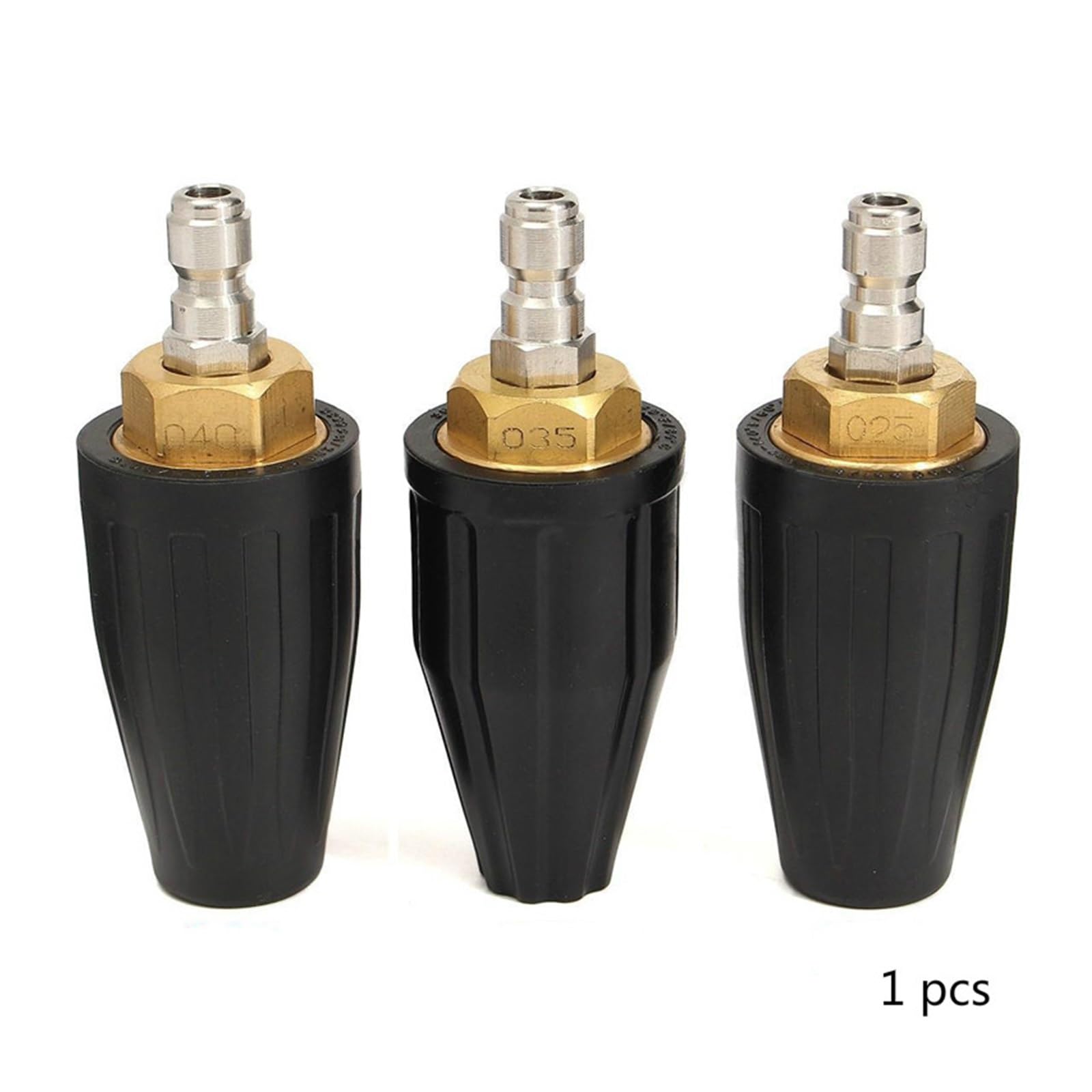 SSIMOO Ugello Turbo a spruzzo for detergente for rondella a pressione 3000psi rotante 2.5/3.0/3.5/4.0GPM for strumenti hardware kindly (Size : 3 point 5)