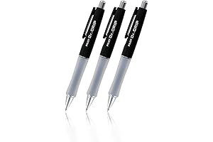 Pilot Dr. Grip Retractable Ball Pen - Pack of 3 For Smooth, Effortless Writing