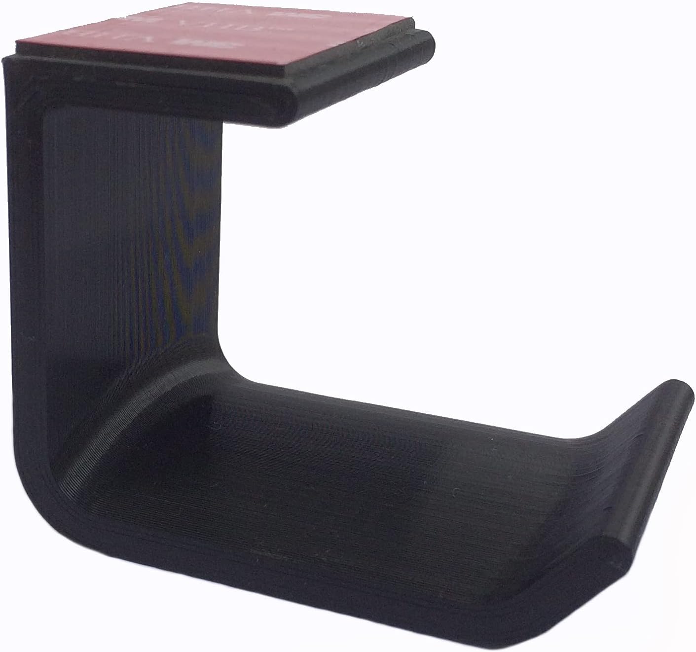 makerV Headphone Holder Gaming Headset Hanger Under Desk Mount Head Phone Hook Headphone Stand Black