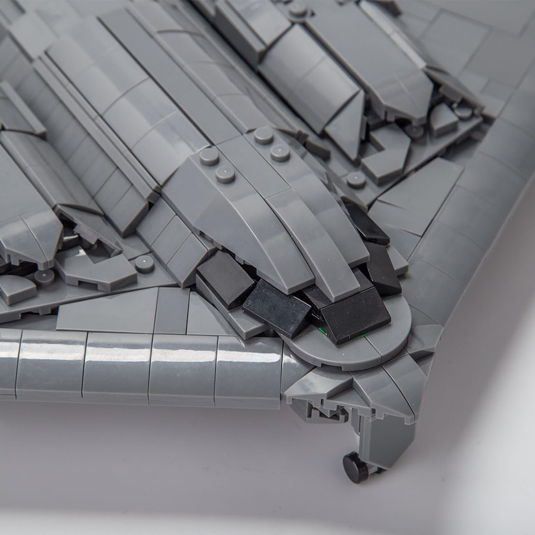 B-2 Bomber zestaw klocków zaciskowych, model samolotu wojskowego, zabawka z bronią 1:70, model sił powietrznych dla dorosłych i kolekcjonerów (2063 części)