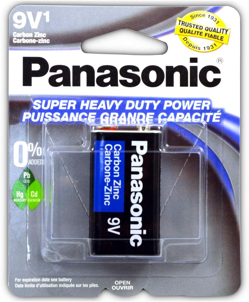 Panasonic Super Heavy Duty 9 Volt 1 Pack