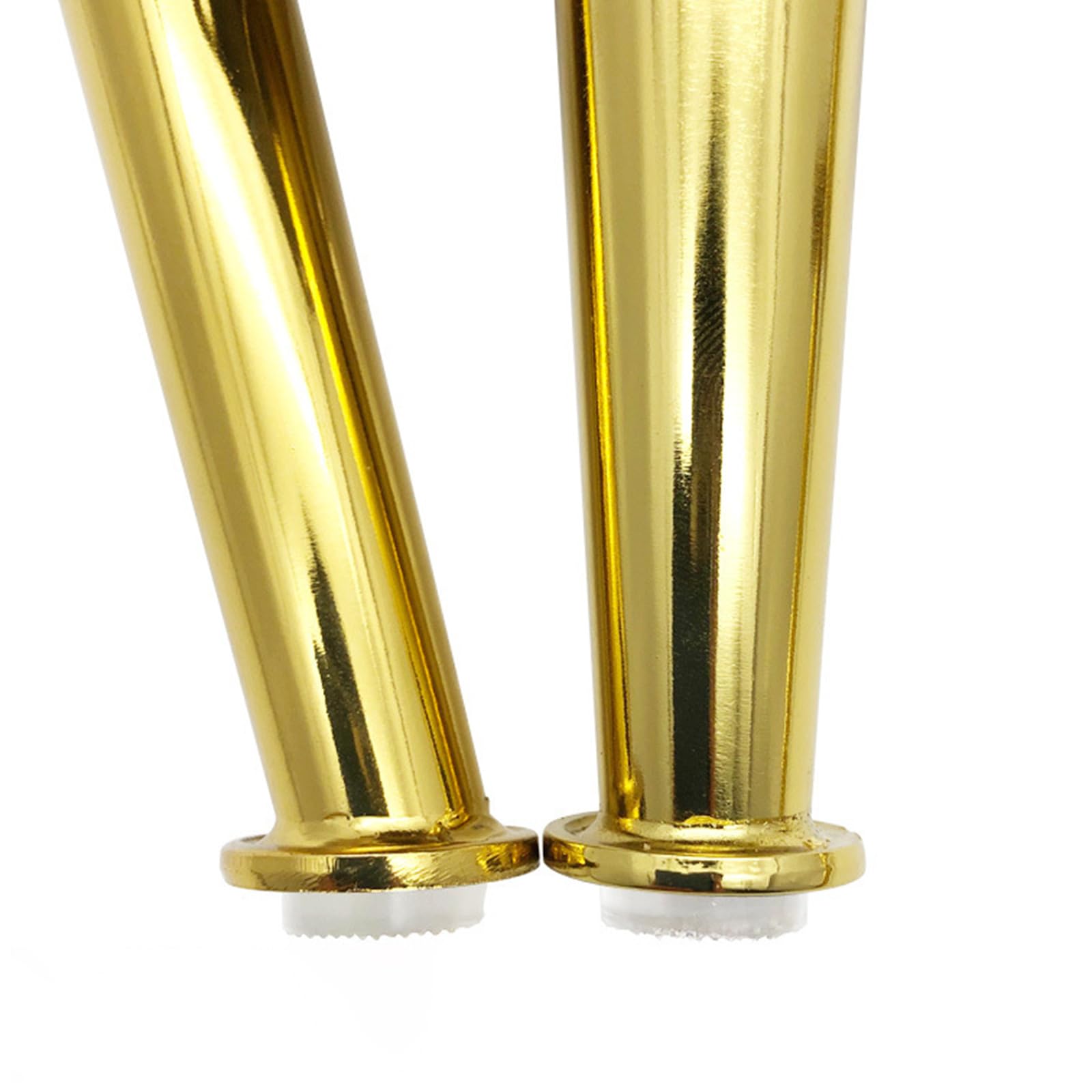Generico Piedini per Divano in Metallo da 30 cm 4 Pezzi Supporto per Gambe per Divano Superficie Galvanizzata in Ferro Dorato Altezza Piedini per Tavolo: 10-30 cm Piedini per Mobile da 30 cm/11,8"