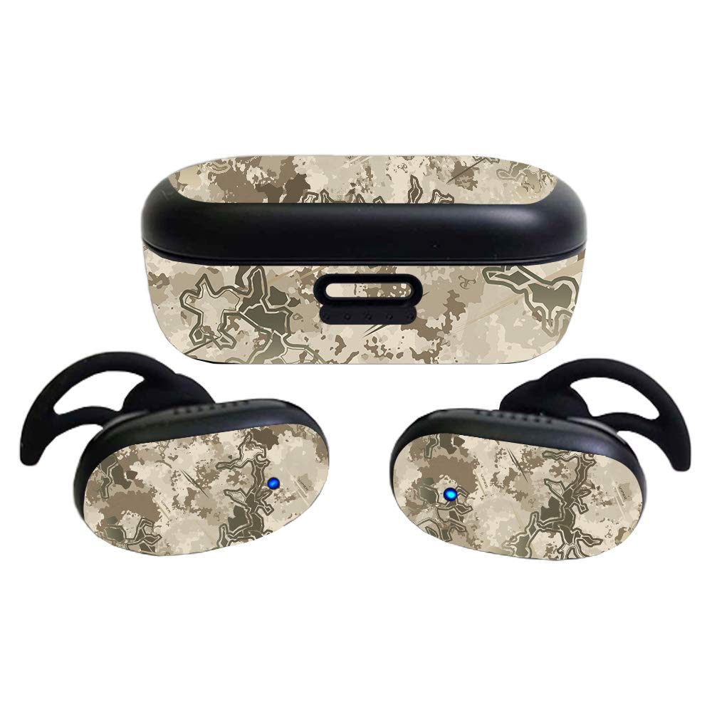 MightySkins Glossy Glitter Skin Compatible with Bose QuietComfort Earbuds (2020)