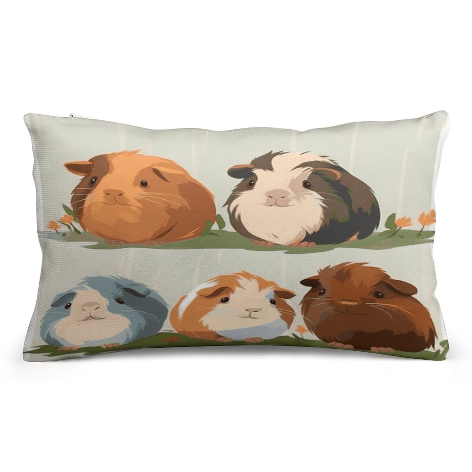 Wsoihfec Style Smiling (8) Throw Pillow Covers Decorative, Pillow Cases Soft Plush, Modern Farmhouse Boho Cushion Cover For Bed Couch Sofa Living Room Spring Decor8 X12