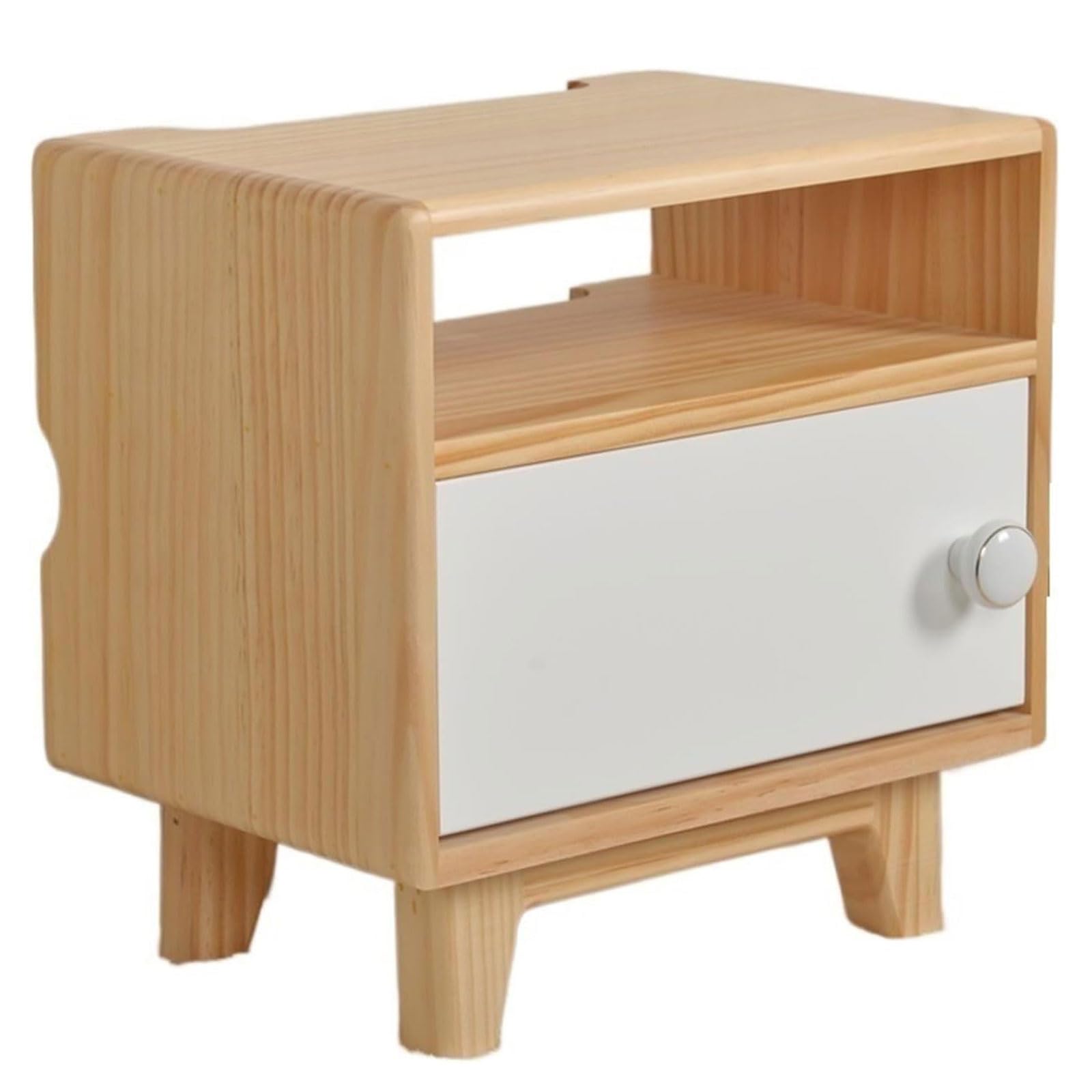 Massivholz-Router-Aufbewahrungsregale, WLAN-Router-Aufbewahrungsbox, wandmontierte Set-Top-Box-Regal, Netzkabel-Organizer-Box für Router