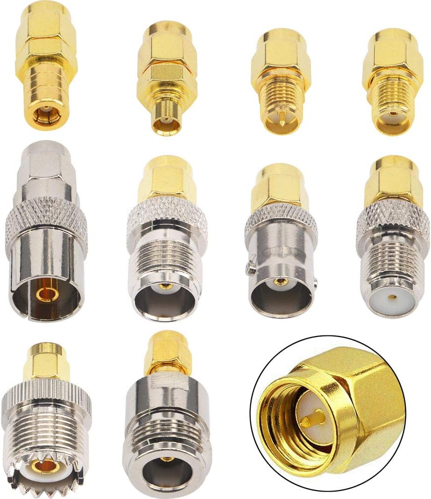 YILIANDUO Câble Splitter SMA Mâle Vers Double SMA Femelle 3 Voies V-Type RG316 Câble Faible Perte 15cm Pour 2G 3G 4G LTE Antenne Routeur Passerelle Modem Mobile Hotspot