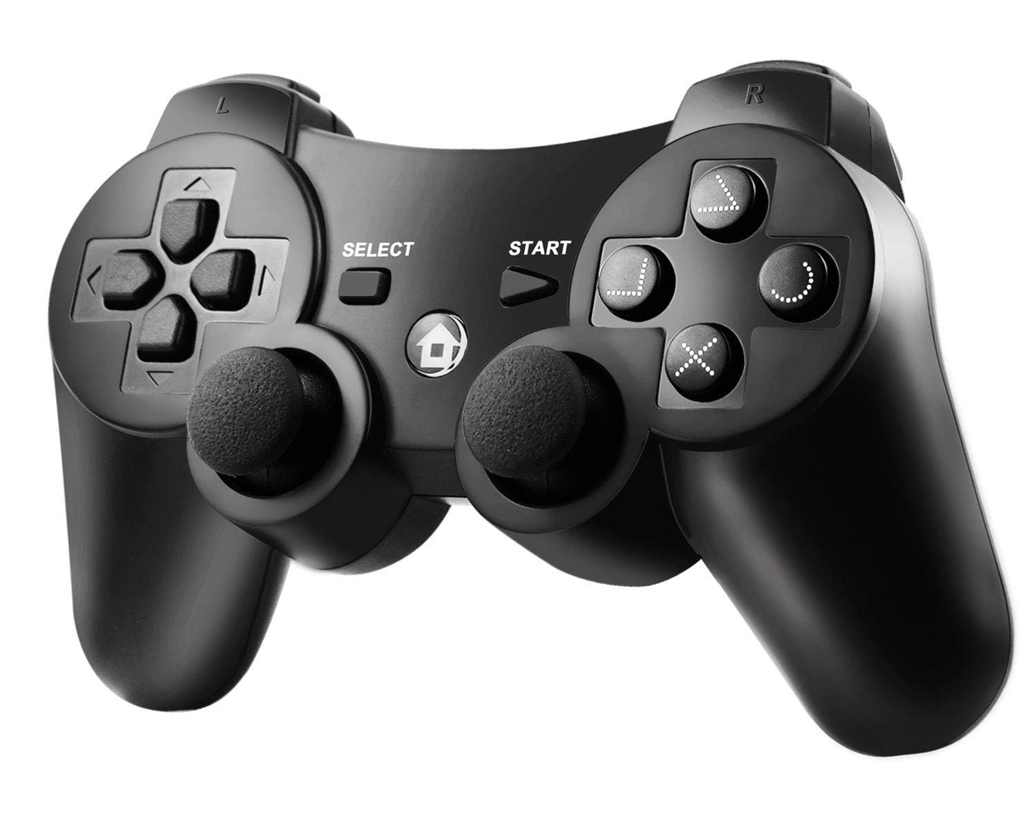 TCOS TECH Wireless Controller for PS3, Double Shock Gamepad Compatible with Playstation 3, Bluetooth Remote Joystick with Vibration Motor (Black)-picture-22