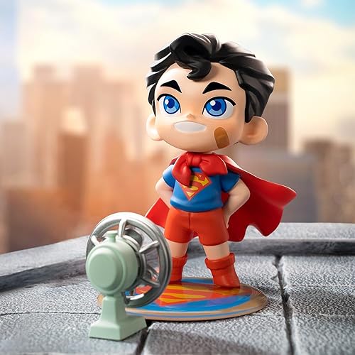 Miniatura 5 de POP MART DC Justice League Childhood Series Figuras de caja ciega, juguetes misteriosos de diseño aleatorio para decoración moderna del hogar, juego