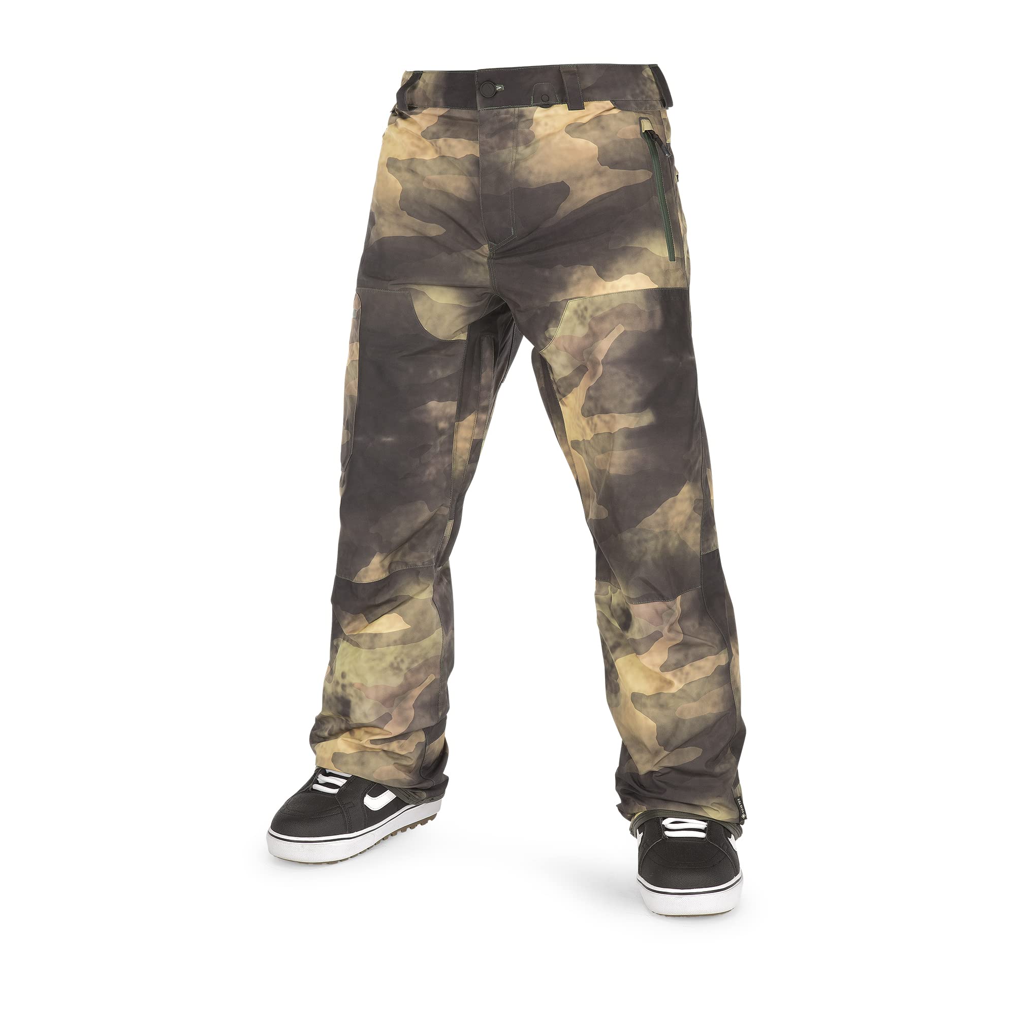 Volcom - Pantalon De Ski/Snow L Gore-tex Pant Camouflage Homme - Homme - Taille XL - Gris