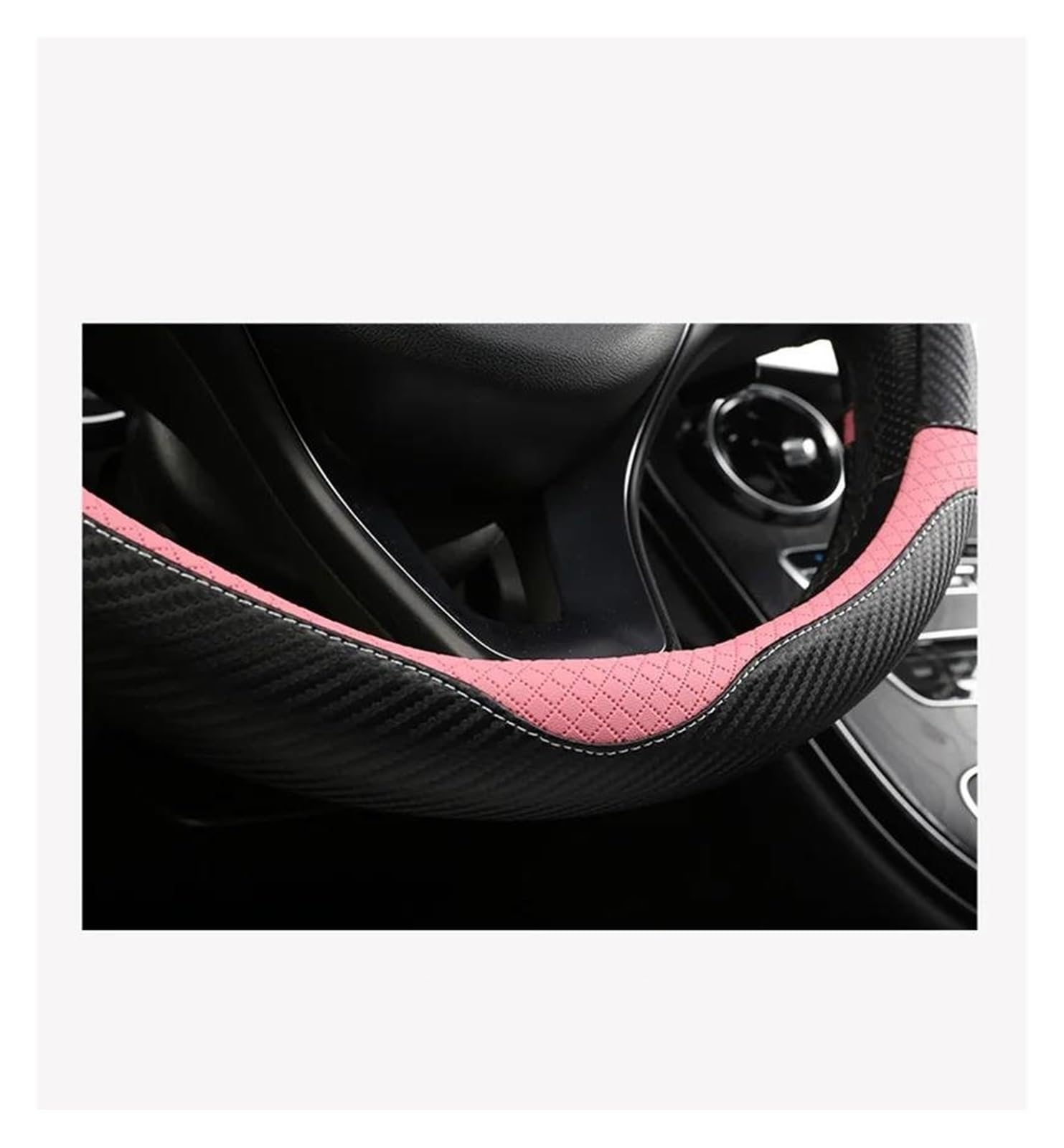 Funda De Volante Para Volvo XC60, S40, S60, S90, XC40, V40, V60, V90 – Antideslizante, Diámetro 37-38cm