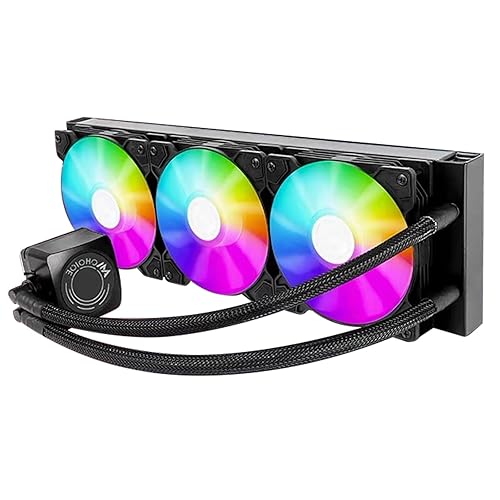 Enfriador de CPU, enfriador de agua de CPU de refrigeración líquida LGA 14.173 in Aio CPU enfriador de agua de alta eficiencia con 1800 RPM,