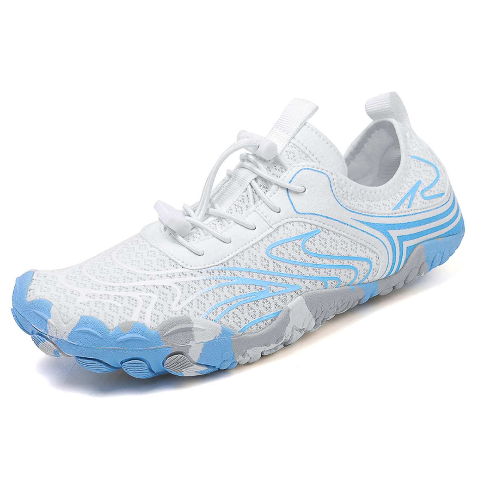 Scarpe Scoglio Uomo Scarpe da Scoglio Ciabatte Vela Donna Corsa Sandali Mare Spiaggia Barca Scarpette per Acquatiche Acqua Lago Scogli 40 Antiscivolo Scarpetta Il Bianche Trasparenti Correre Stare in