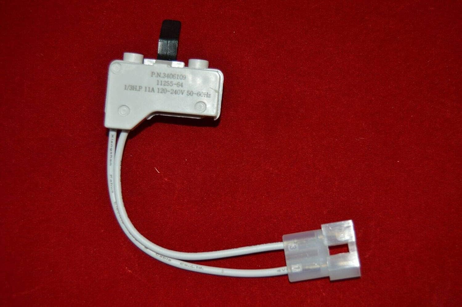 Dryer Door Switch 3406109 for Kenmore & Whirlpool Dryers Appliances