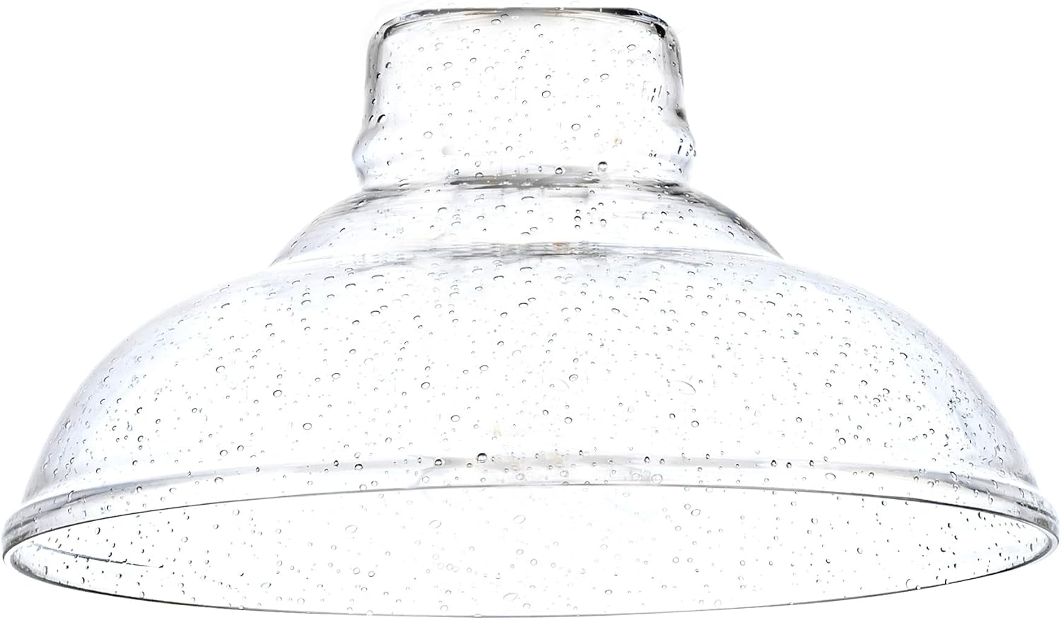 Seeded Glass Replacement Shade, High Transmittance Glass Lampshade Covers for E26 Vanity lighting Fixtures Pendant lamp Ceiling lamp Wall lamp.