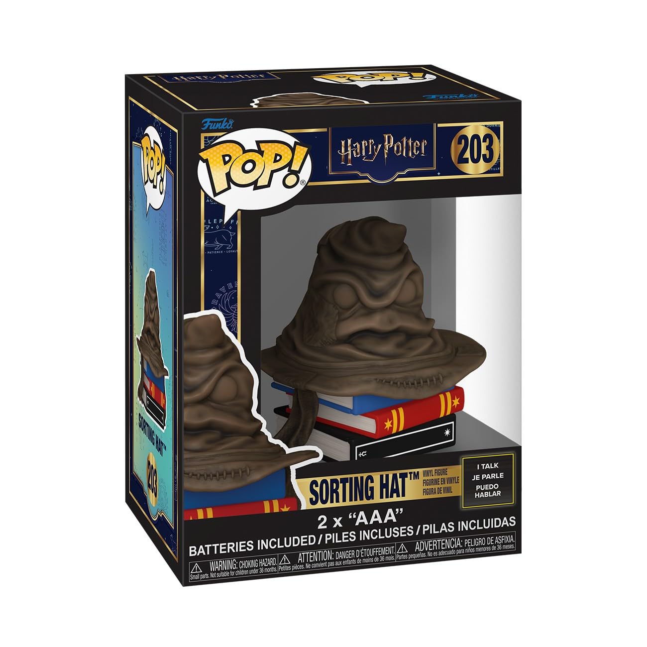 Funko Pop! SFX: Harry Potter - Sorting Hat - Talking - Batteries Included - Figura de Vinilo Coleccionable - Idea de Regalo - Mercancía Oficial - Juguetes para niños y Adultos