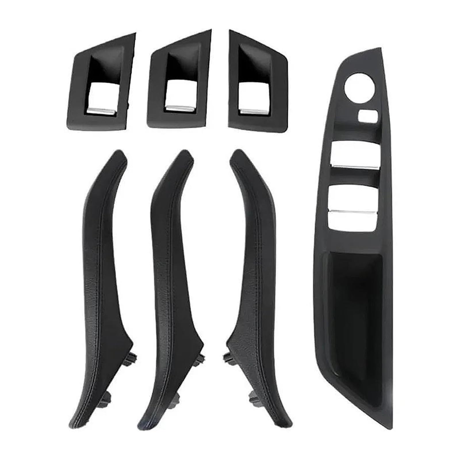 Trqiimpbh Black Car Interior Door Handles 51417225867 For 5 Series For F10 For F11 For 520I For 523I For 525I 2010-2017 Car Front Right Interior Door 51417225866(Black)