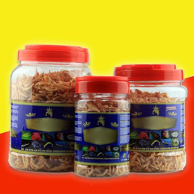Foto 3 de 4 de Acuario Alimentos De Peces Tropicales Camarones Liofilizados Cíclidos Saludable Tortuga Alimentación Reptil…