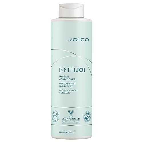 Joico InnerJoi - Acondicionador hidratante Para cabello seco y cuero cabelludo Sin sulfatos ni parabenos Fórmula vegana derivada de forma natural