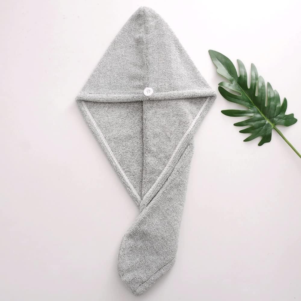 1pcs Fibre Hair Fast Drying Dryer Turban Dry Towel Bath Wrap Hat Quick Cap(E) (E 1pcs)