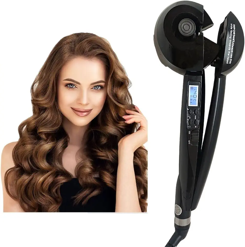 Modelador de Cachos Automático Profissional Premium Bivolt Cerâmico com Controle de Temperatura Avançado