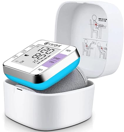 carent W02 Fully Automatic Digital Wrist BP Monitor For Checking & Testing Blood Pressure Monitor