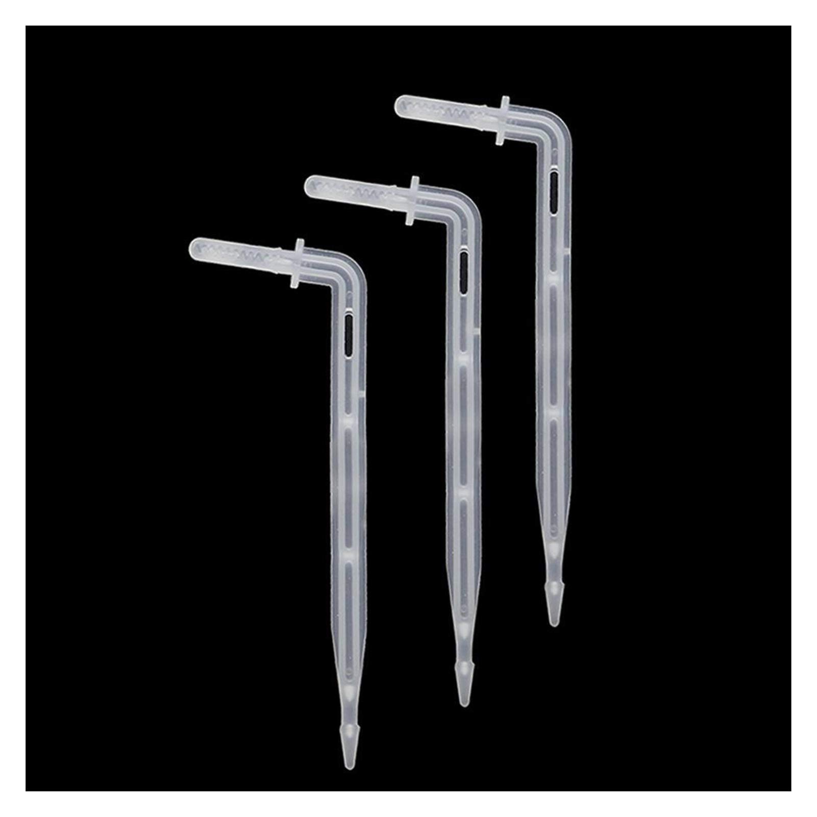 Greenhouse Micro Drip Nawadnianie 4 / 7mm Wąż Zakrzywiony Strzałka Dripper Ogród Nawadnianie 4mm Elbow Elban Dripper Micro Drip Drip Drip Dripper Water Dripper 400 sztuk