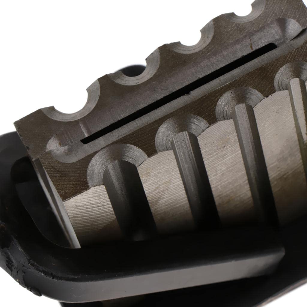 misppro Runde Edelmetall-Gießform Schmelzform Barren für Bar Gold Silber Guss - Schwarz, 4 Löcher