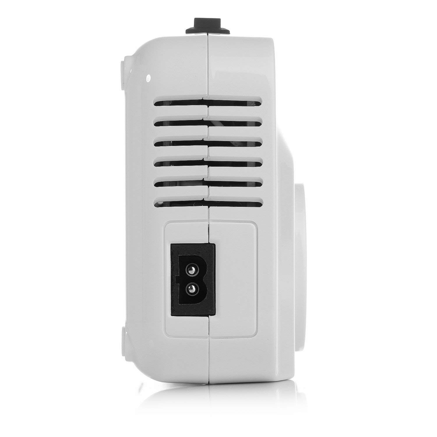 BESTEK 200W KFZ Spannungswandler Wechselrichter DC 12V auf AC 230V mit 2 Steckdosen und 4 USB Autoladegerät inklusive Zigarettenanzünder Stecker Weiß