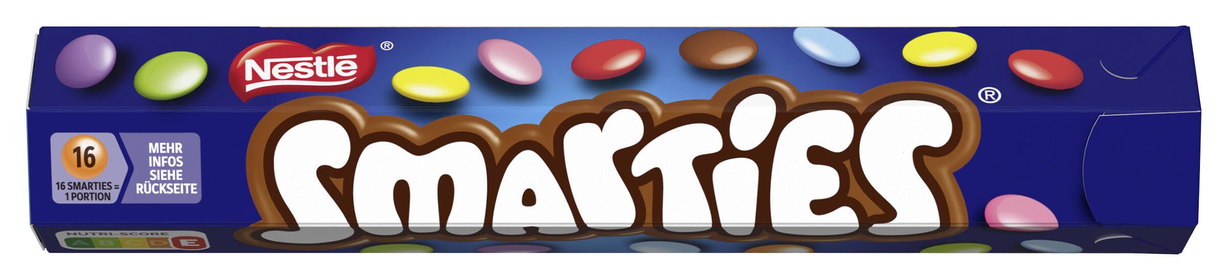 Nestlé SMARTIES Riesenrolle bunte Schokolinsen Hexagonrolle 20er Pack 20 x 130g