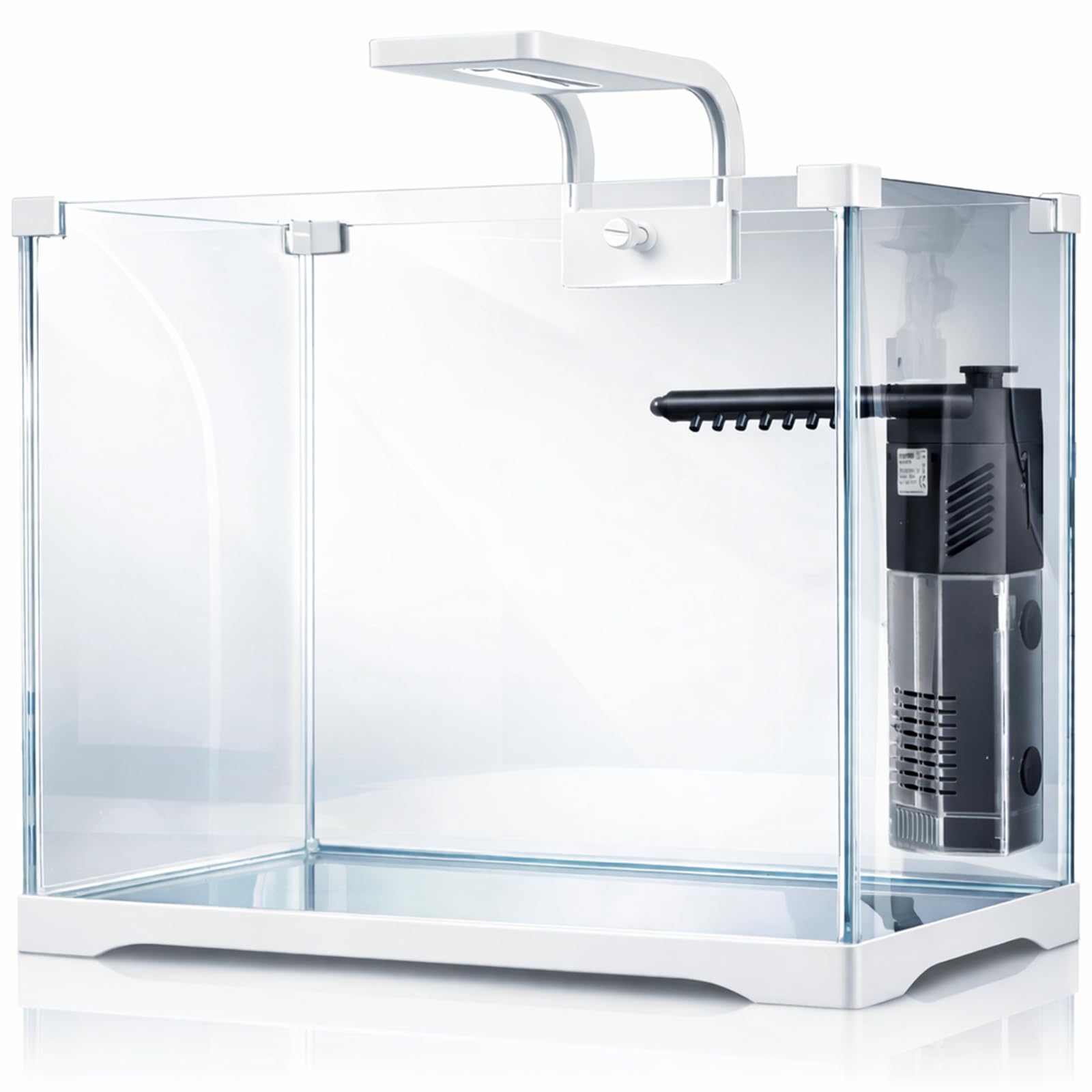 Kruger Meier Shrimp!One Pro 50 Aquarium Komplettset 25L – Nano Aquarium mit LED Beleuchtung und Innenfilter für Garnelen & Fische