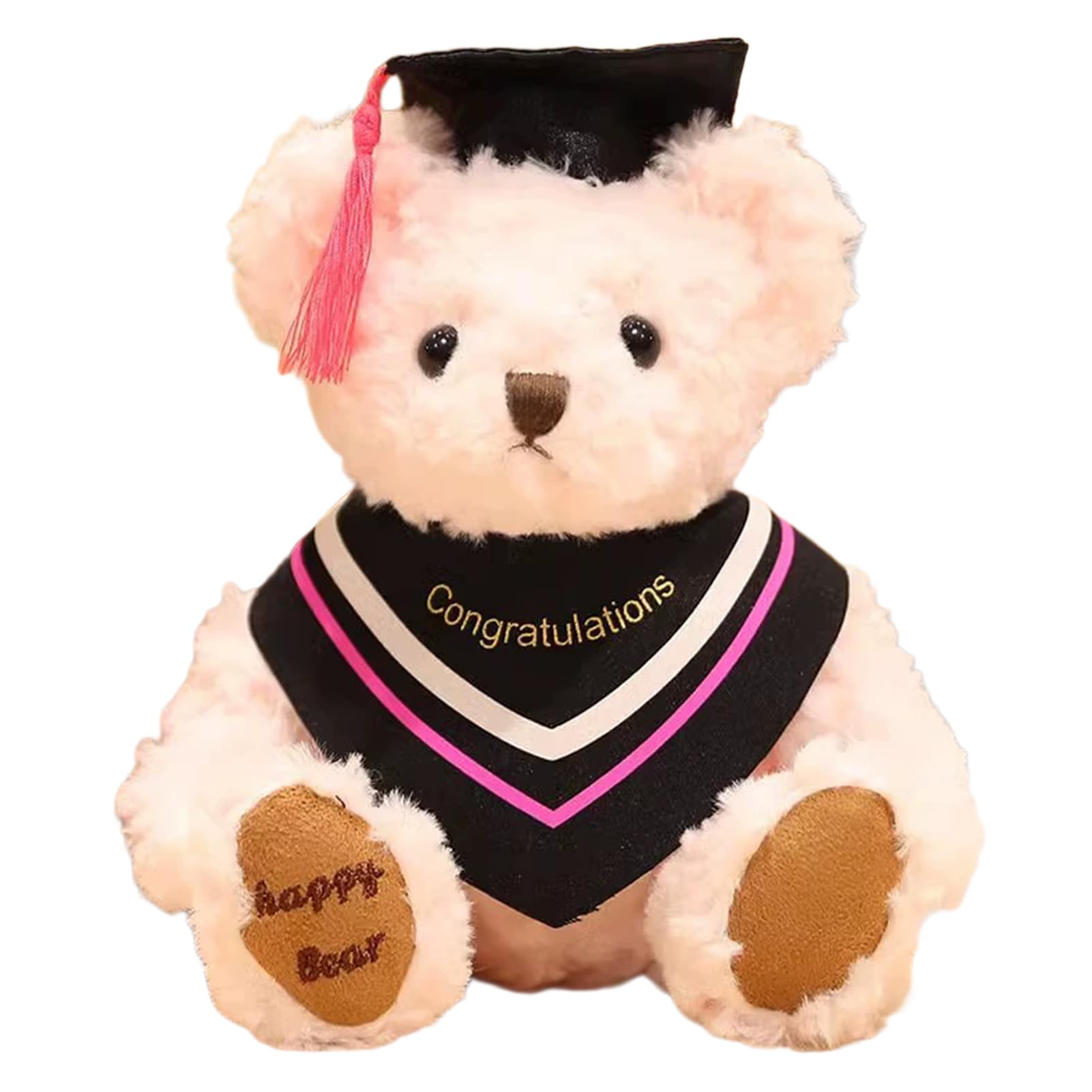 Alaiyaky Graduation Bear with Graduation Hat, 9" Plush Bear Graduation Gifts for Her Cute Stuffed Animal Graduation Presents Graduation Decorations, Graduation Gifts for Girls Boys (Type G)