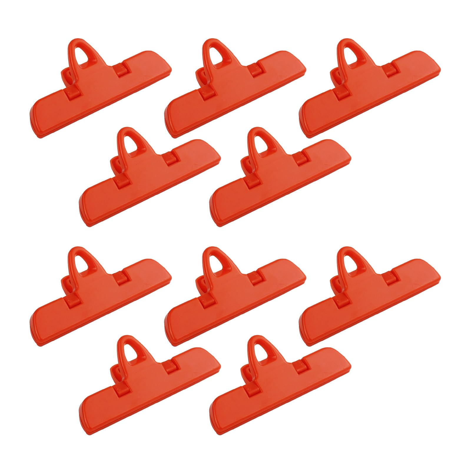 MICFENY 10pcs Snacks Bag Sealing Clip Keep Food Tidying and Waterproof Sturdy for Kitchen or Supplies Use