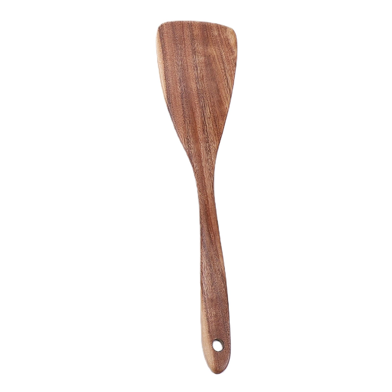 Fockety CuillèRes En Bois Pour La Cuisine, Ensemble D'Ustensiles De Cuisine En Bois De Teck Avec Manche Ergonomique Pour Une Prise En Main Confortable, Ensemble D'Ustensiles De