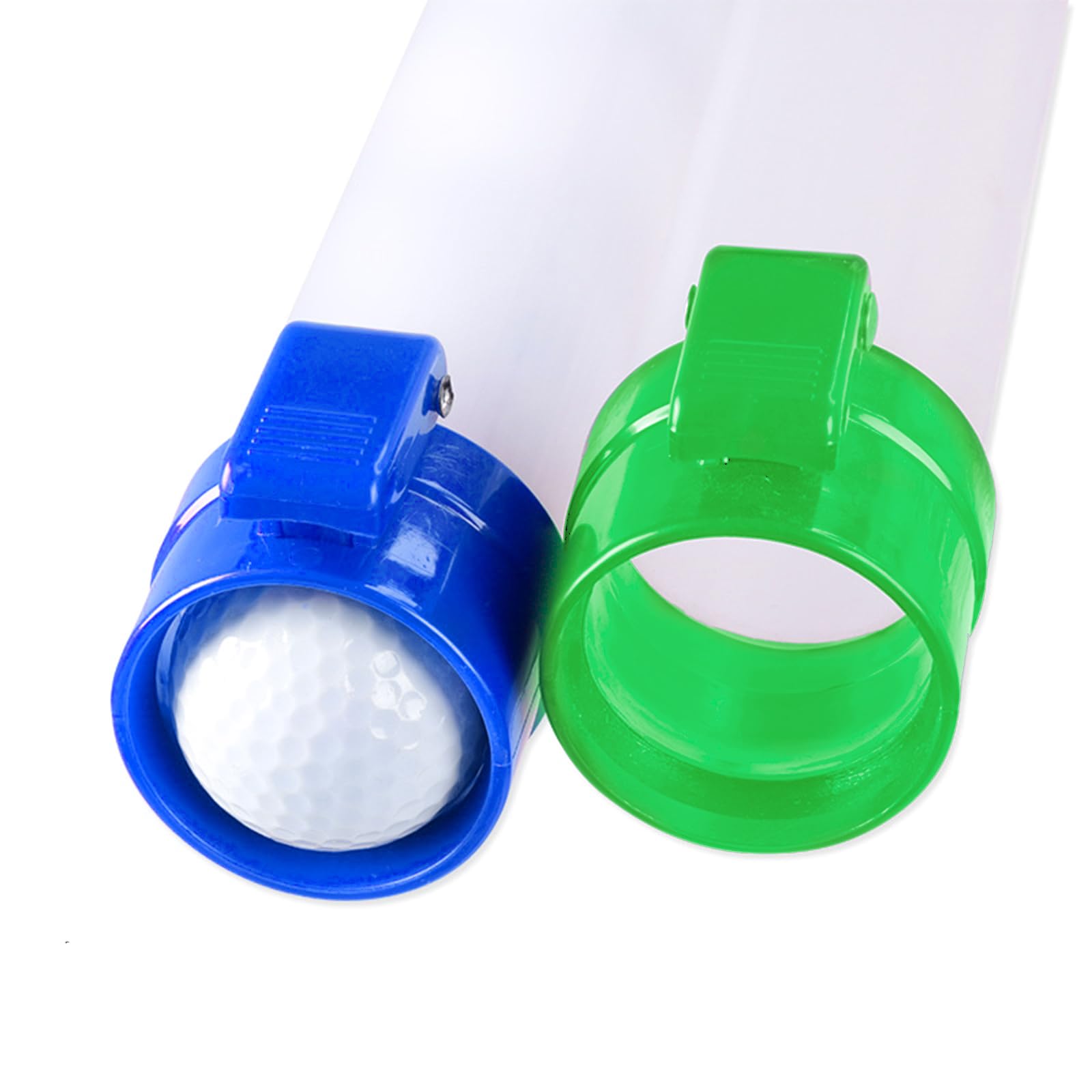 Tubo recogedor de pelotas de golf transparente para recoger pelotas de golf, herramienta para recoger pelotas de golf