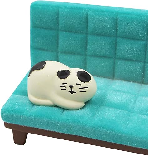 Miniatura 4 de Eilova Orityle Lindo gato animal teléfono celular soporte para escritorio sofá miniatura soporte de teléfono inteligente muelle de montaje para