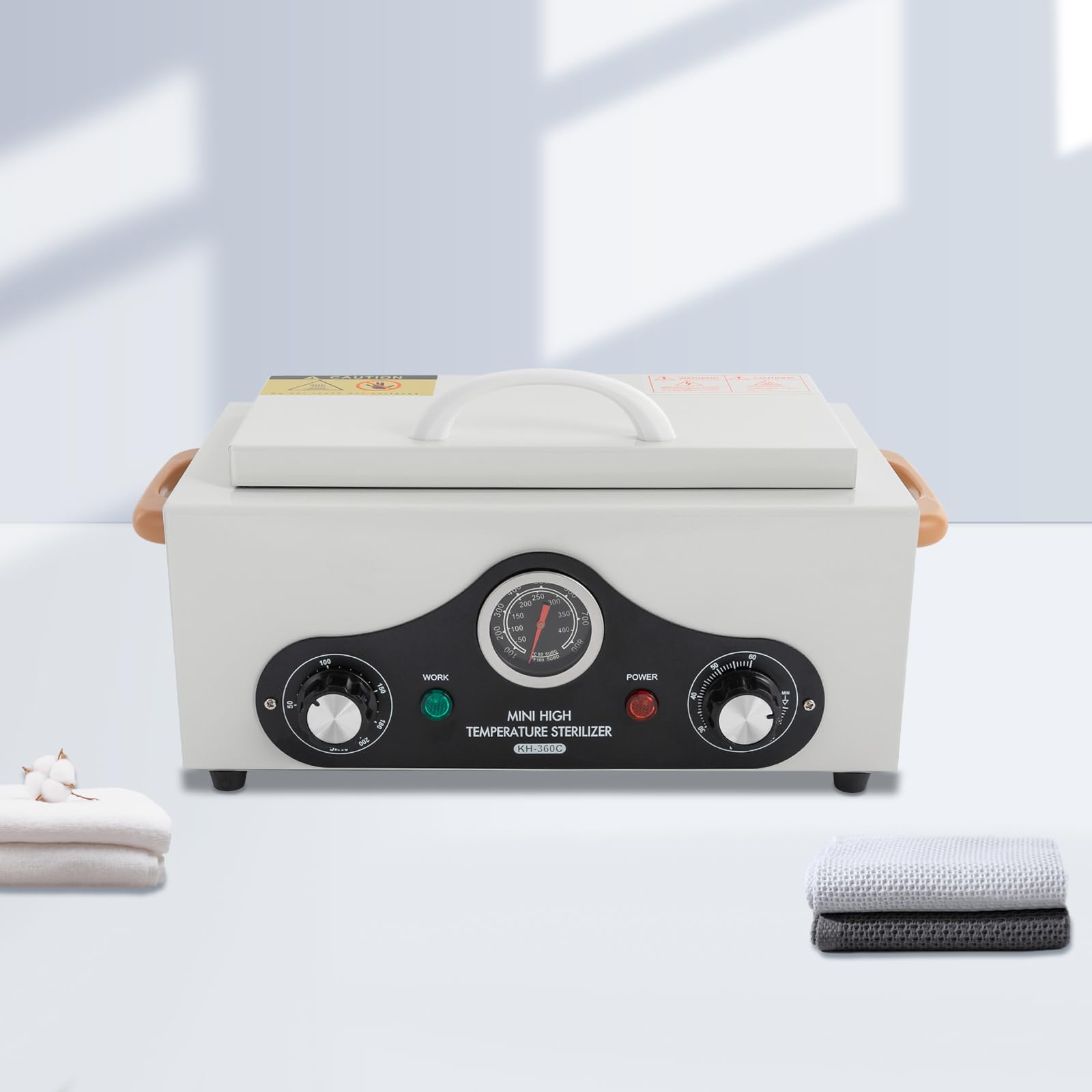 Sterylizator antywirusowy 300 W, wysoka temperatura, 2,5 l, sterylizator gorącego powietrza, szafka do dezynfekcji 60-220℃, z timerem, autoklaw, szafka na instrumenty, kosmetyki