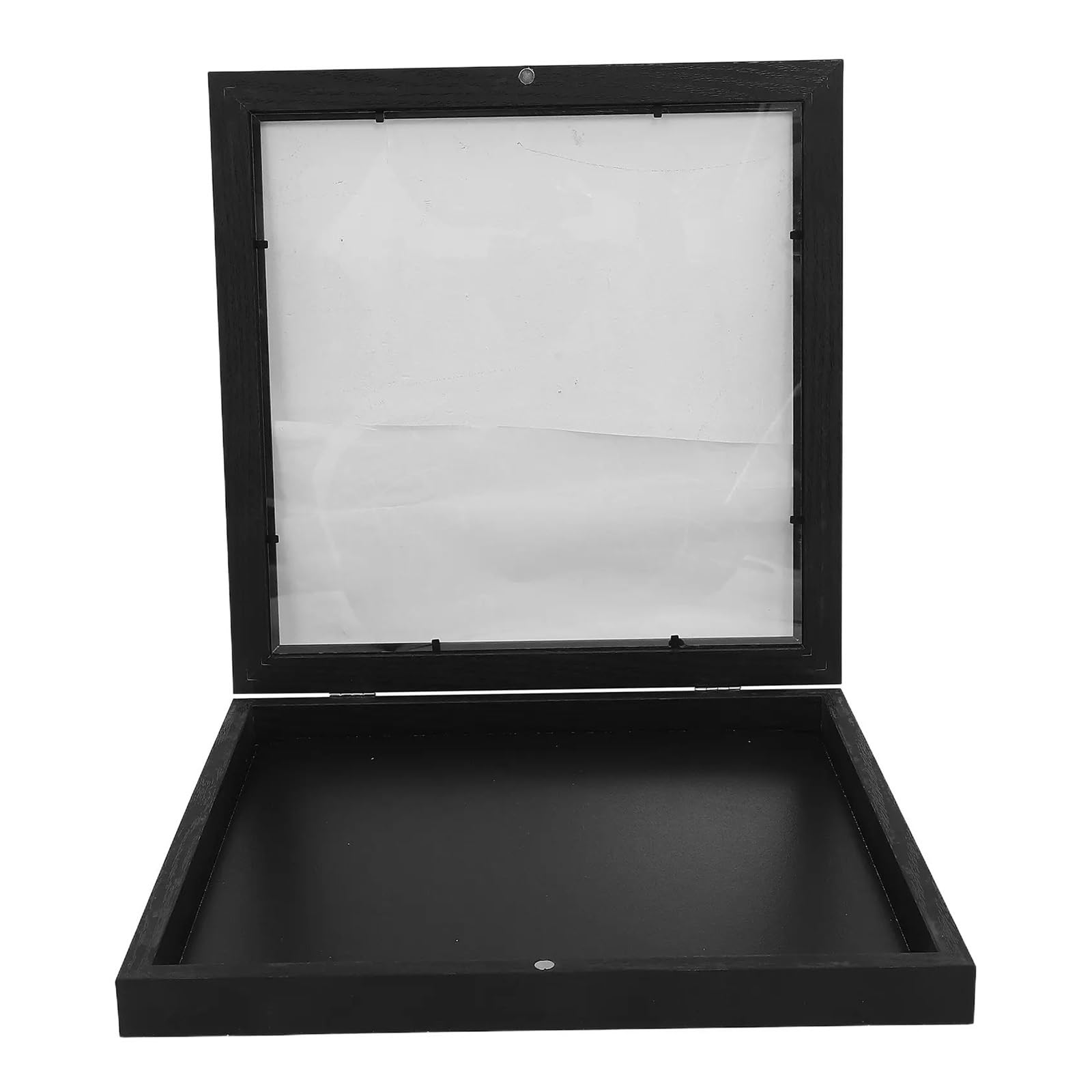 Shadow Box Frame Clear Shadow Case Jersey Display Frame Wooden Photo Frame for Football Soccer Basketball Baseball Shirts Display Stand(36X28X3.7CM)