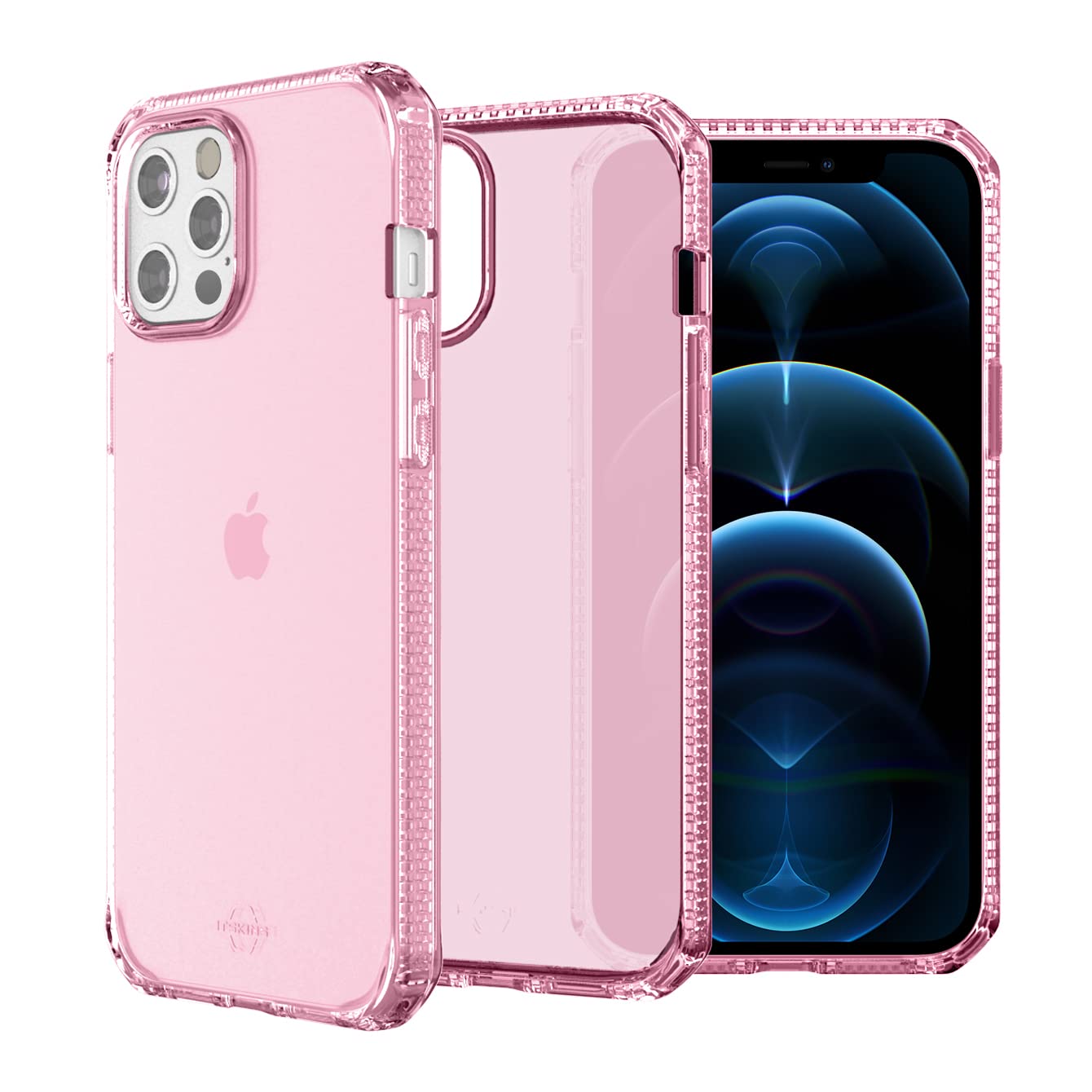 ITSKINS Spectrum Clear - Custodia rinforzata per iPhone 12 Pro Max