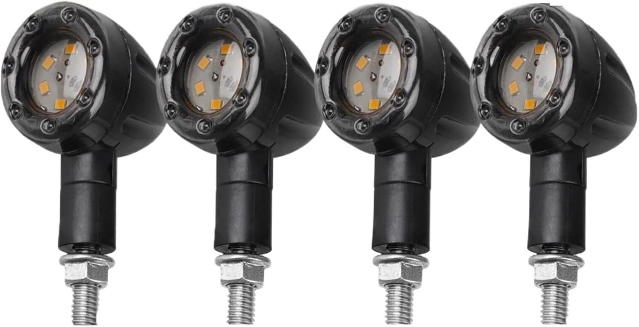 Fanale posteriore per moto Indicatori di direzione per moto, luci freno a LED, luci posteriori per moto, lampadine di segnalazione Per Ambra e rosse