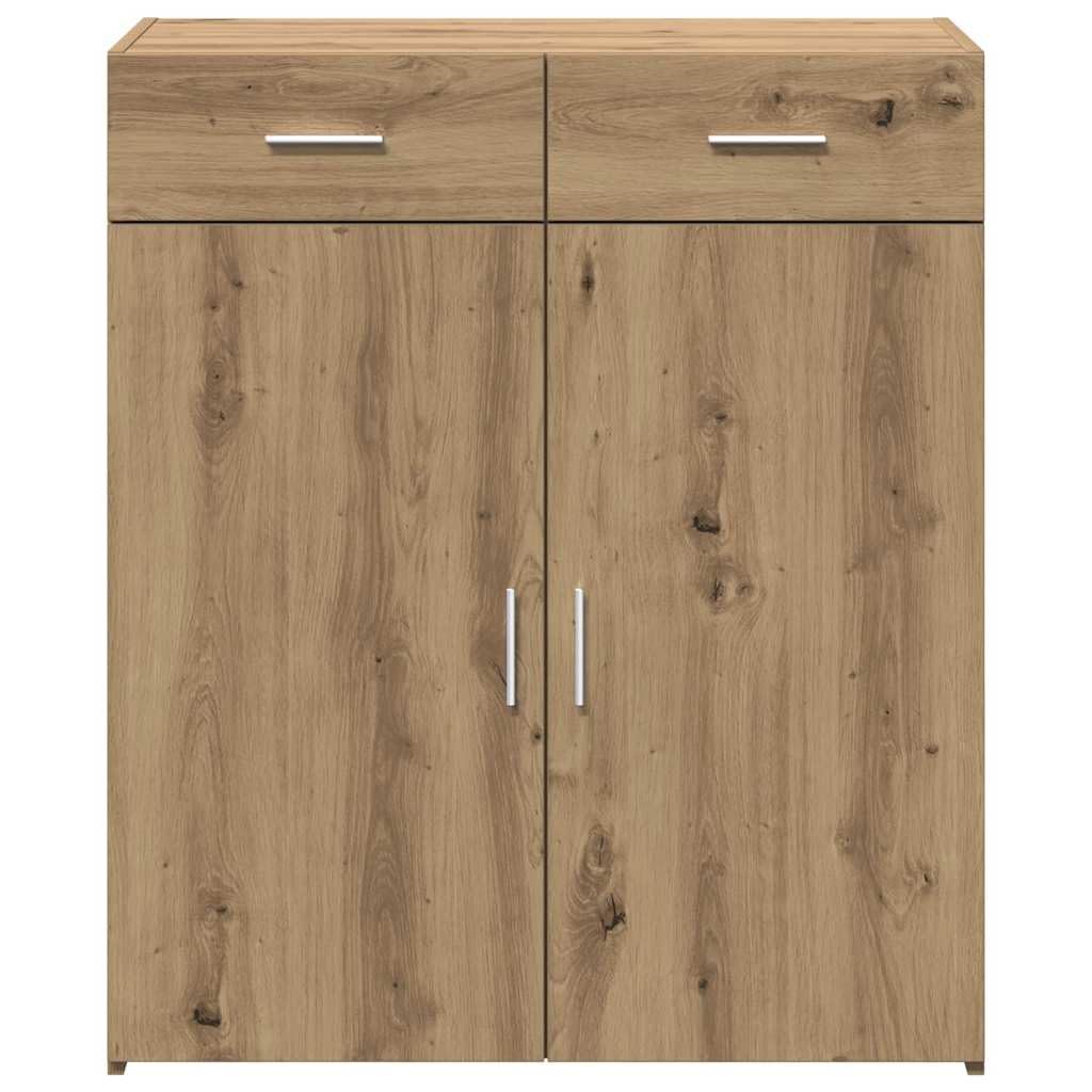 Mueble de baño Artisan-roble 80 x 42,5 x 93,5 cm, material de madera, moderno espacio de almacenamiento para dormitorio y baño, mueble duradero con cajón