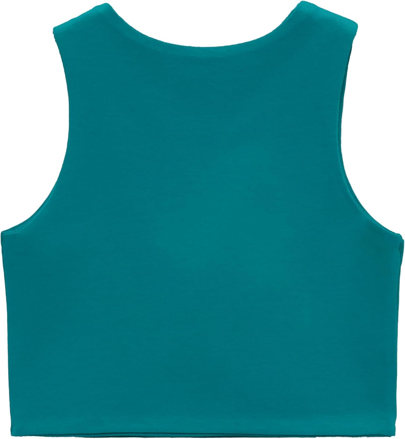 Lilax Girls' Double Lined Sleeveless Basic Crop Tank Top - Image 6
